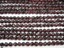 Garnet AA 20Faceted Round 6mm 1strand beads (aprx.15inch/36cm)