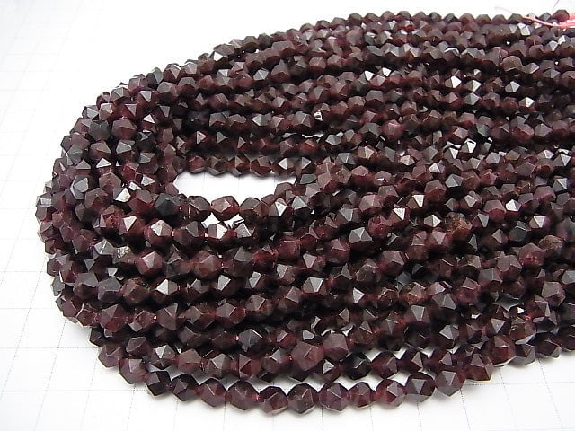 Garnet AA 20Faceted Round 6mm 1strand beads (aprx.15inch/36cm)