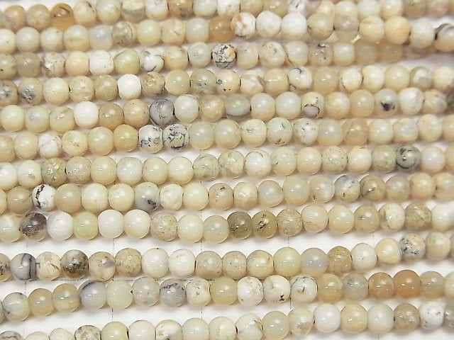 [Video] African Opal  Round 3mm 1strand beads (aprx.15inch/38cm)