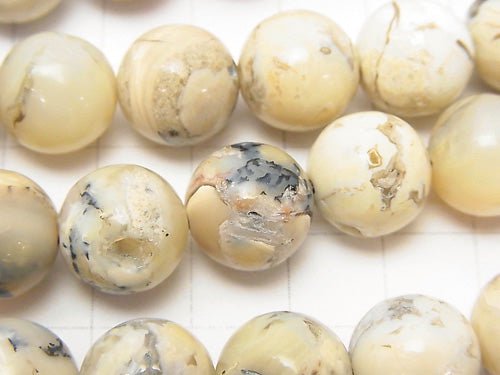 [Video] African Opal  Round 12mm half or 1strand beads (aprx.15inch/36cm)