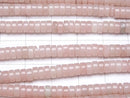 [Video] 1strand $7.79! Pink Soap Stone AAA - Rondelle 4x4x2 1strand beads (aprx.15inch / 38cm)