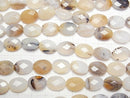 [Video]Montana Moss Agate AA++ Faceted Oval 14x10x5mm half or 1strand beads (aprx.14inch/35cm)