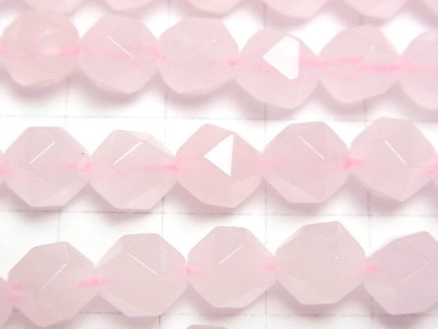 [Video] Rose Quartz AA+ Faceted Round 8mm  1strand beads (aprx.15inch/37cm)