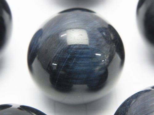 1pc $12.99! Natural Blue Tiger's Eye AAA- Sphere, Round 26-28mm 1pc