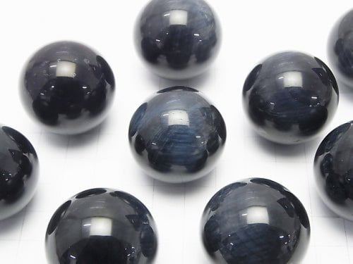 1pc $12.99! Natural Blue Tiger's Eye AAA- Sphere, Round 26-28mm 1pc