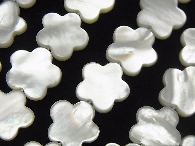 Flower, Mother of Pearl (Shell Beads) Pearl & Shell Beads