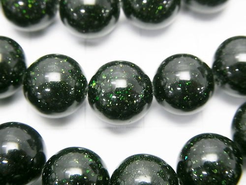 1strand $6.79! Green Goldstone Round 10mm 1strand beads (aprx.15inch / 36cm)