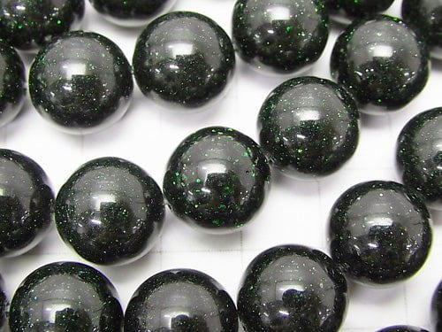 1strand $7.79! Green Goldstone Round 12mm 1strand beads (aprx.15inch / 37cm)