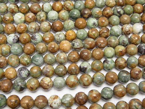 [Video] Green Opal Round 8mm 1strand beads (aprx.15inch/36cm)