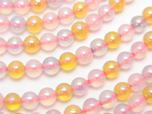 Flash Crystal, Round Gemstone Beads