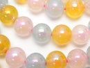 Flash Crystal, Round Gemstone Beads