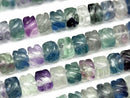 Fluorite, Roundel Gemstone Beads