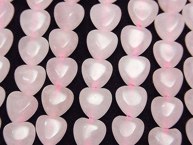 Heart, Rose Quartz Gemstone Beads