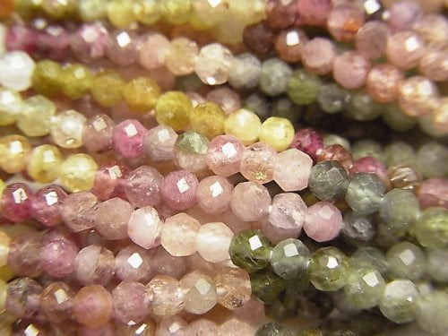 Roundel, Tourmaline Gemstone Beads