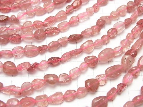 [Video] 1strand $7.79! Pink epidote AAA - Nugget 1strand beads (aprx.15inch / 38cm)