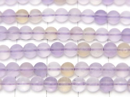 1strand $7.79! Frosted Light Color Amethyst xCitrine AA Round 4mm 1strand beads (aprx.15inch / 37cm)