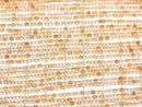 High Quality! Crystal x Citrine AA++ Faceted Round 2mm 1strand Beads (approx. 15 inches/37 cm)