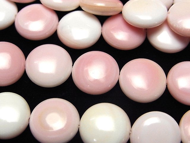 Coin, Mother of Pearl (Shell Beads) Pearl & Shell Beads