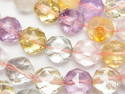 Faceted Round, Mixed Stone, Star Gemstone Beads