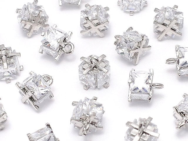 Charm, Cube, Findings, Metal parts Metal Beads & Findings