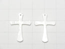 1pc $4.19! High Quality White Shell Cross 25x18x2mm 1pc