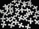 [Video] High-Quality White Shell AAA Cross 23x18x4mm 1pc