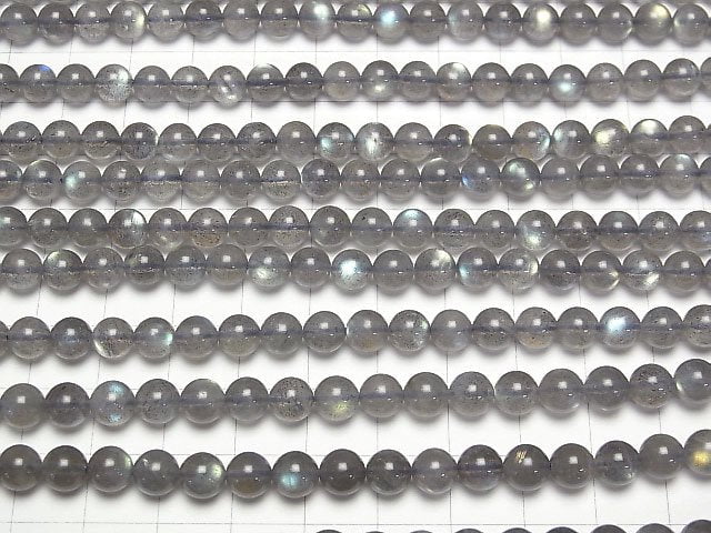 [Video]Labradorite AAA Round 6mm half or 1strand beads (aprx.15inch/36cm)