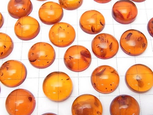 Baltic Amber Round Cabochon 14 x 14 x 6 mm 1 pc $17.99!