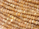 Moonstone, Roundel Gemstone Beads