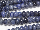 Sodalite AA++ Rondelle 8x8x5mm 1strand beads (aprx.15inch/36cm)