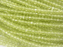 Peridot, Roundel Gemstone Beads