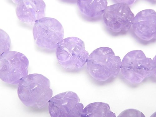 Lavender Amethyst, Skull Gemstone Beads