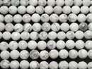 1strand $9.79! Howlite Magnesite  64Faceted Round 10mm 1strand beads (aprx.15inch/38cm)