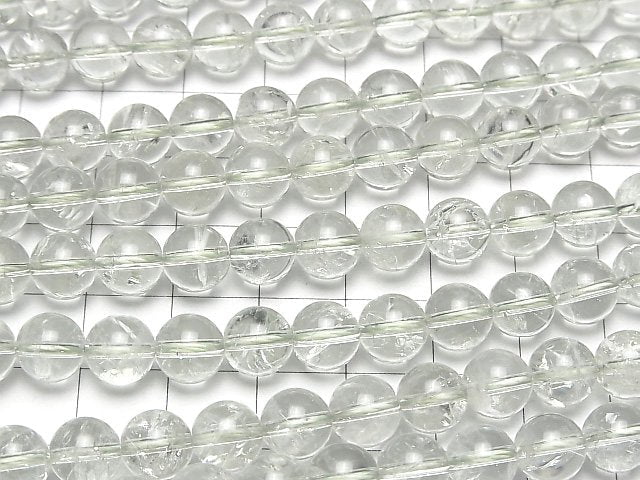 [Video] Green Amethyst AA++ Round 8mm half or 1strand beads (aprx.15inch/38cm)
