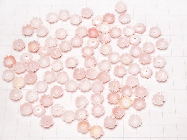 [Video] Queen Conch Shell AA++ 3D Flower 10x10mm Center Hole 3pcs