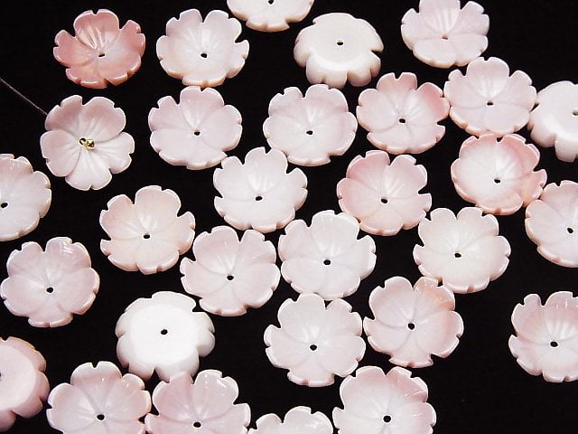 [Video] Queen Conch Shell AAA - AA ++ Stereoscopic Flower 14x14x1.5 Center hole 4pcs $9.79!
