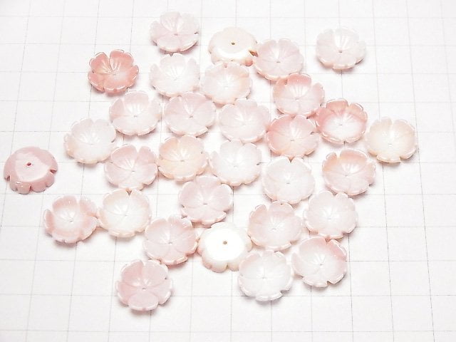 [Video] Queen Conch Shell AAA - AA ++ Stereoscopic Flower 14x14x1.5 Center hole 4pcs $9.79!