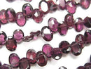 Garnet, Oval Gemstone Beads