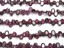 [Video] High Quality Rhodolite Garnet AA++ Oval Faceted 7x5x3mm half or 1strand beads (aprx.7inch / 18cm)