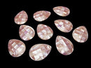[Video] Mosaic Shell Pear shape 40 x 30 x 7 mm Pink 1 pc $4.79!