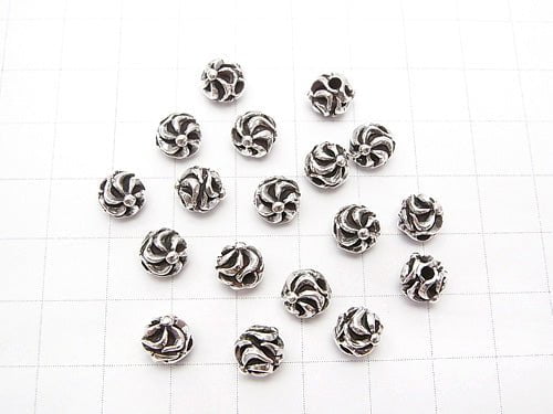 Silver925 Design Round 7mm 1pc