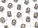 Silver925 Cross Motif Cube Beads 6x6x6mm 1pc
