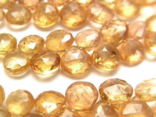 Chestnut Shape, Faceted Briolette, Topaz Gemstone Beads
