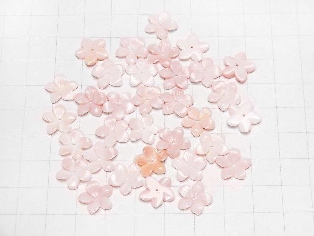 [Video] Queen Conch Shell AAA-AAA Flower Carving 12mm Center Hole 4pcs
