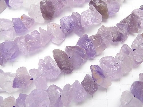 1strand $9.79! Light color Amethyst Rough Rock Nugget 1strand beads (aprx.15inch / 38cm)