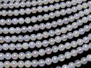 [Video] 1strand $5.79! Flash, White Chalcedony Round 6mm 1strand beads (aprx.15inch / 38cm)