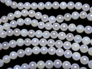 [Video] Flash, White Chalcedony Round 12mm half or 1strand beads (aprx.15inch / 37cm)