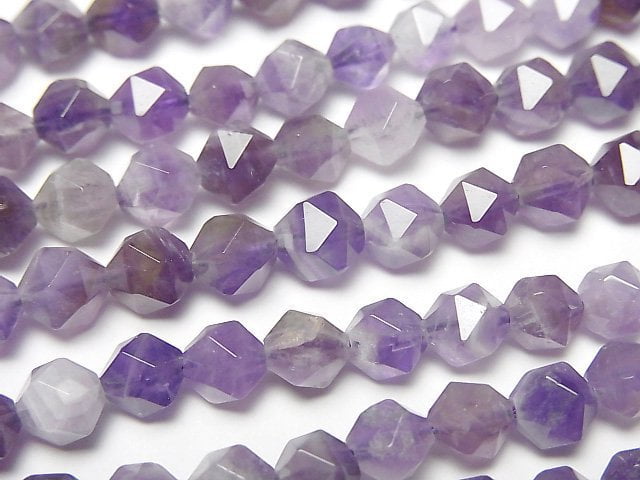 Amethyst, Faceted Round Gemstone Beads