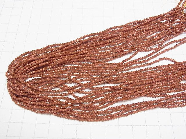 1strand $8.79! Golden Sand Stone Faceted Round 2mm  1strand beads (aprx.15inch/38cm)