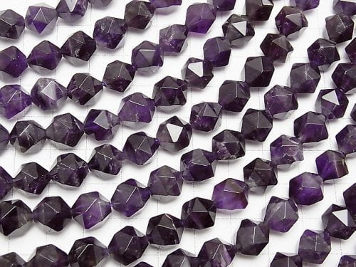 Amethyst AA 24Faceted Round 10mm half or 1strand beads (aprx.15inch/37cm)